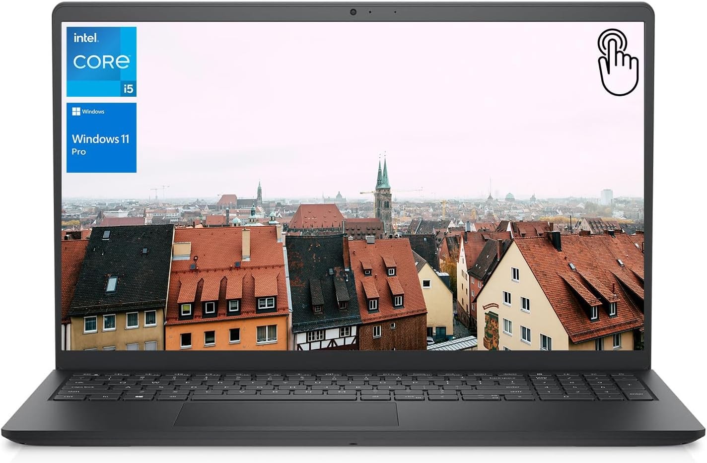 DELL Inspiron 15 3530 Business Laptop, 15.6" FHD Touchscreen, Intel Core i5-1335U, 32GB RAM, 1TB SSD, SD Card Reader, Numeric Keypad, Webcam, HDMI, Wi-Fi 6, Windows 11 Pro, Black